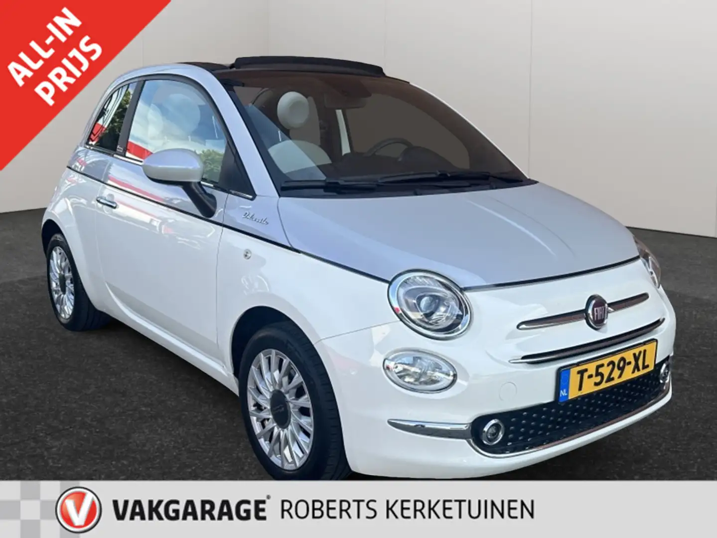 Fiat 500 1.0 Hybrid Dolcevita Cabriolet La Vita è Bella! Bianco - 1