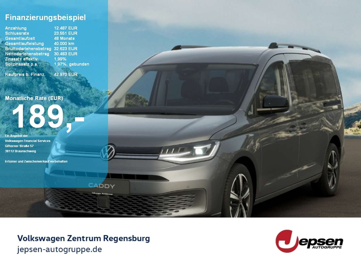 Second hand Volkswagen Caddy 2.0