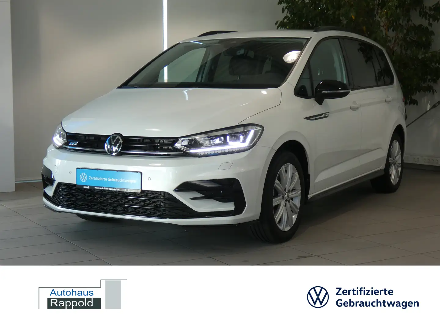 Volkswagen Touran 1.5 TSI Highline R-Line AHK LED el. Heckklappe Blanco - 1