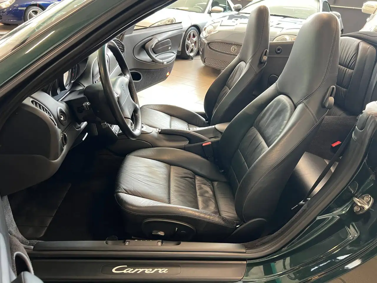 Porsche 996 911 Carrera 3.4 Cabrio 300CV VERDE ORIGINALE ! 1PROPRIETARIO ! FULL SERVICE !, foto 11