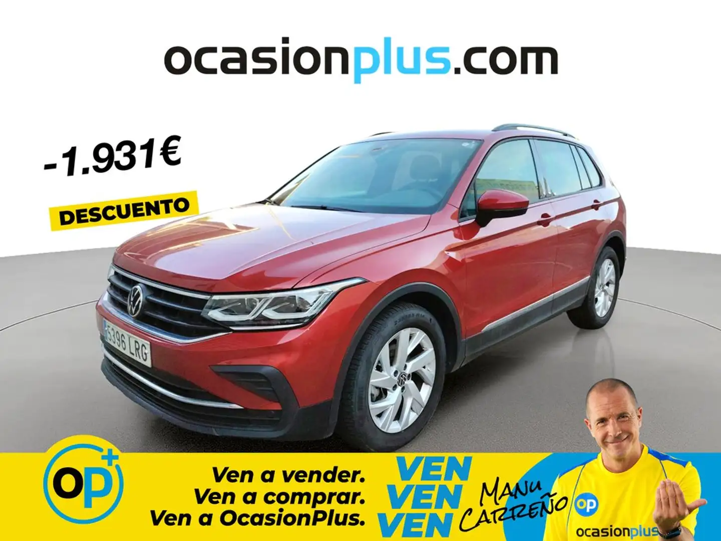 Volkswagen Tiguan 2.0TDI Life 110kW Rojo - 1