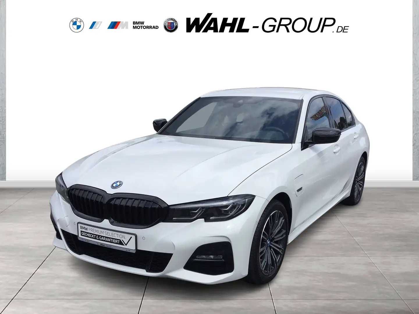 BMW 320 e M SPORT LC PROF LASER ALARM KOMFORTZG HIFI DAB W Blanc - 1
