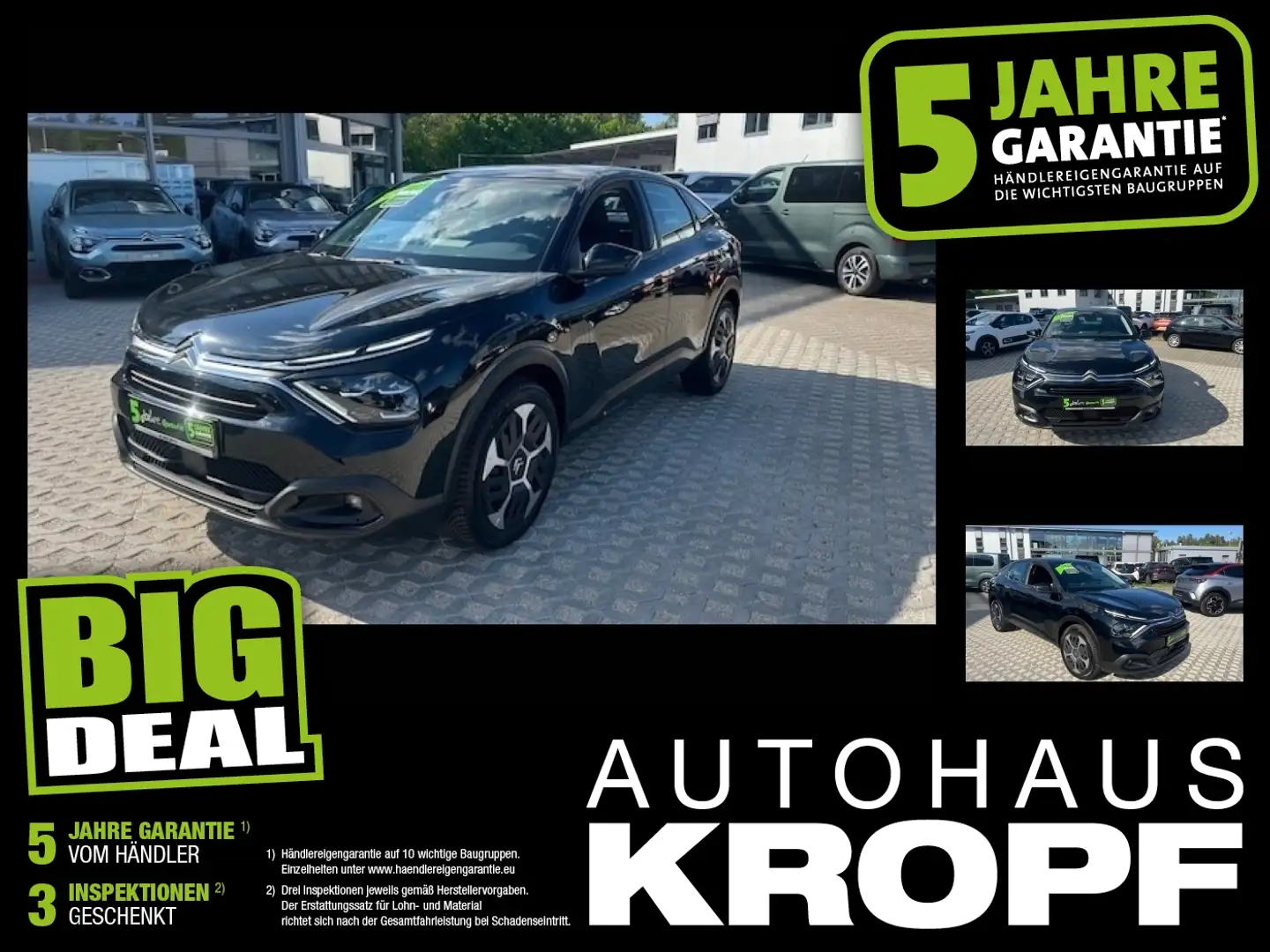 Citroen C4 1.2 PureTech 100 Feel KlimaA SpurH PDC LED Zwart - 1