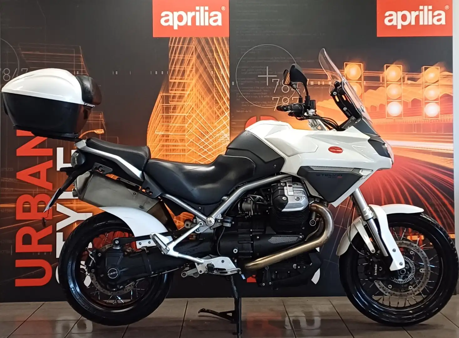 Moto Guzzi Stelvio 1200 Blanc - 2