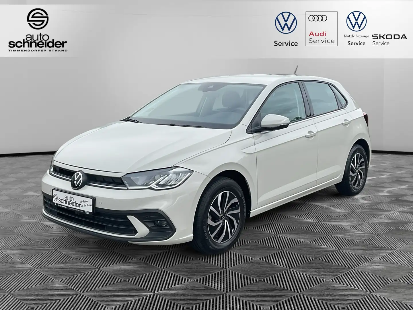 Volkswagen Polo 1.0 TSI Life LED Klimaautomatic App-Connect Sitzhz Grau - 1