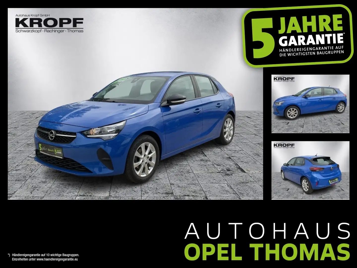 Opel Corsa F 1.2 Edition LM PDC SpurH Blau - 1