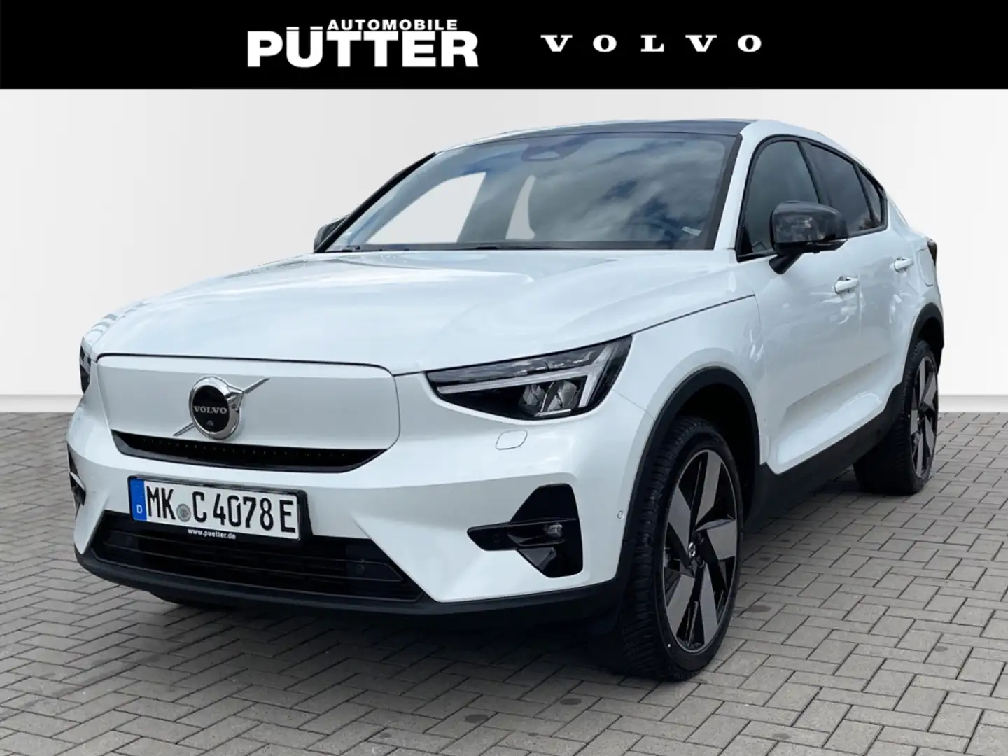Volvo C40 Recharge Pure Electric Twin AWD Ultimate 20'' AHK Beyaz - 1