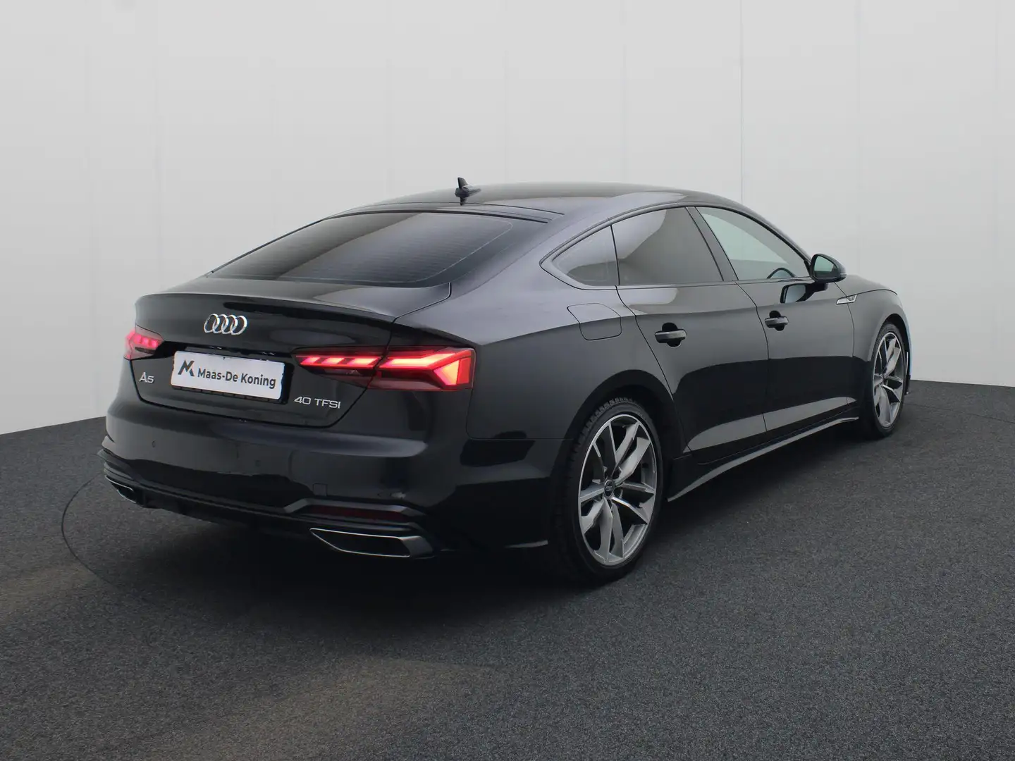 Audi A5 Sportback 40 TFSI/204PK S Line · Leder · Elektrisc Noir - 2