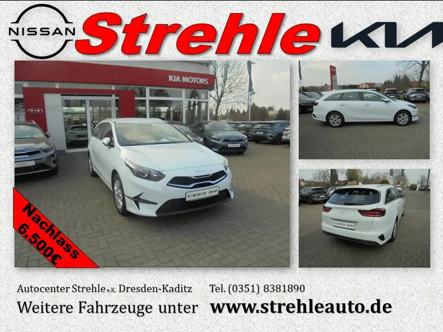 Kia Ceed SW / cee'd SW Ultimate Edition 1.5 T-GDI DCT7 48V Winter AHK Blanc - 1