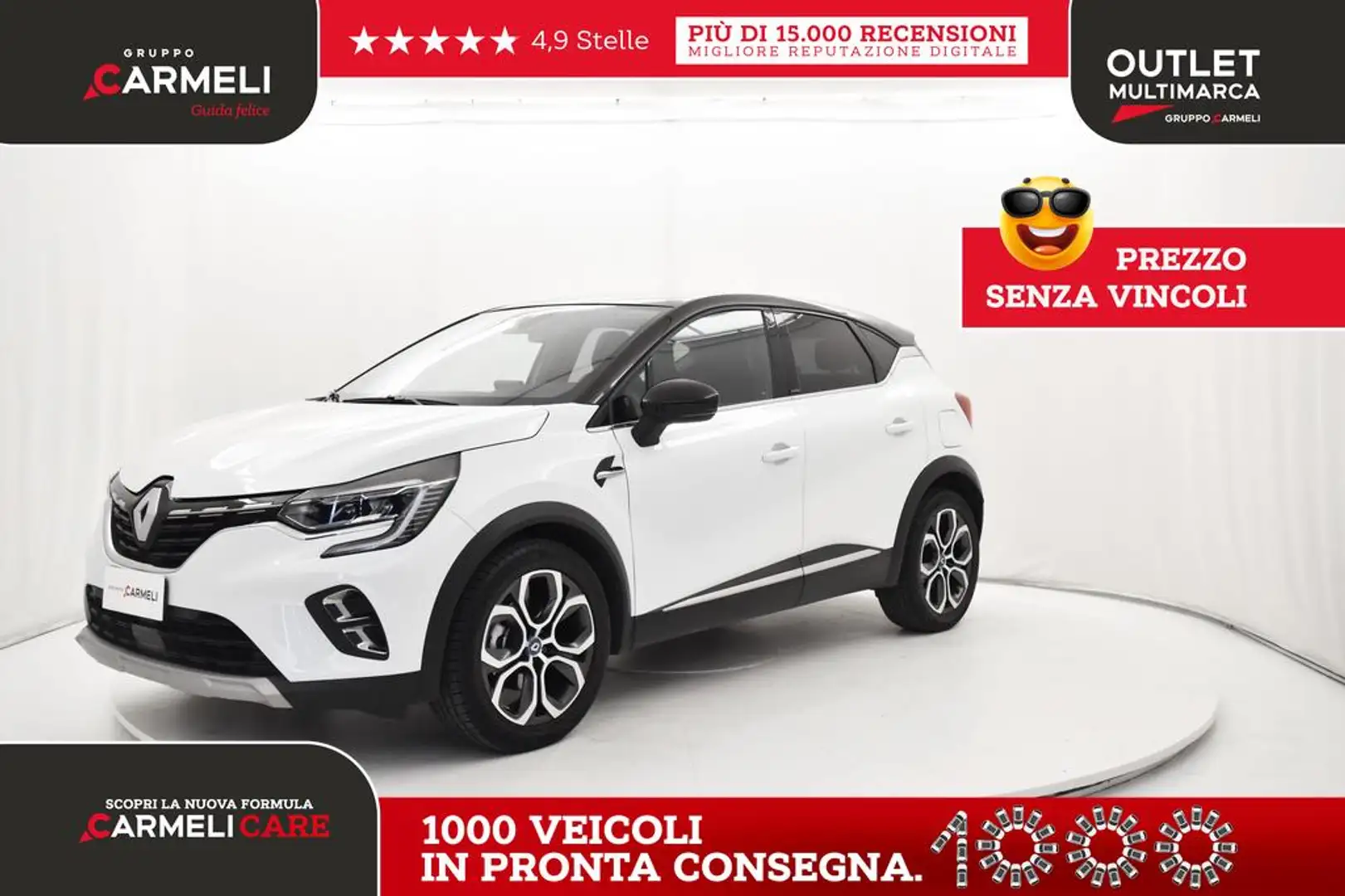 Renault Captur 1.6 plug-in hybrid Intens E-Tech 160cv auto Blanc - 1