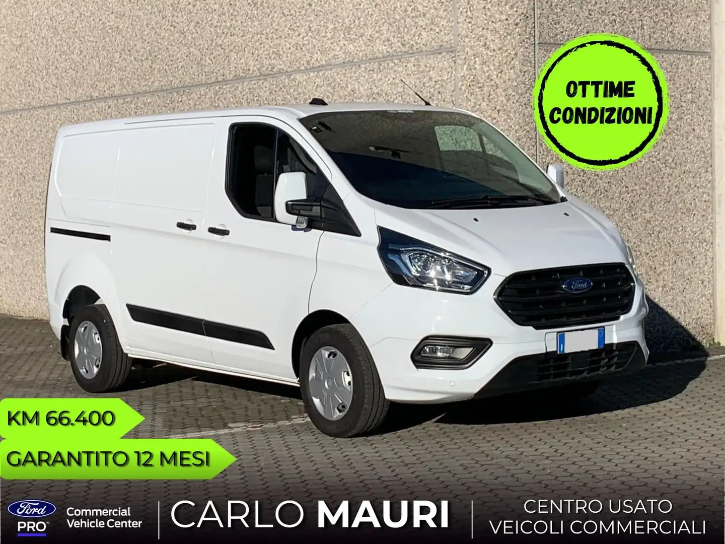 Ford Transit Custom 280 Van L1 Trend | Km 66.400 Blanc - 1