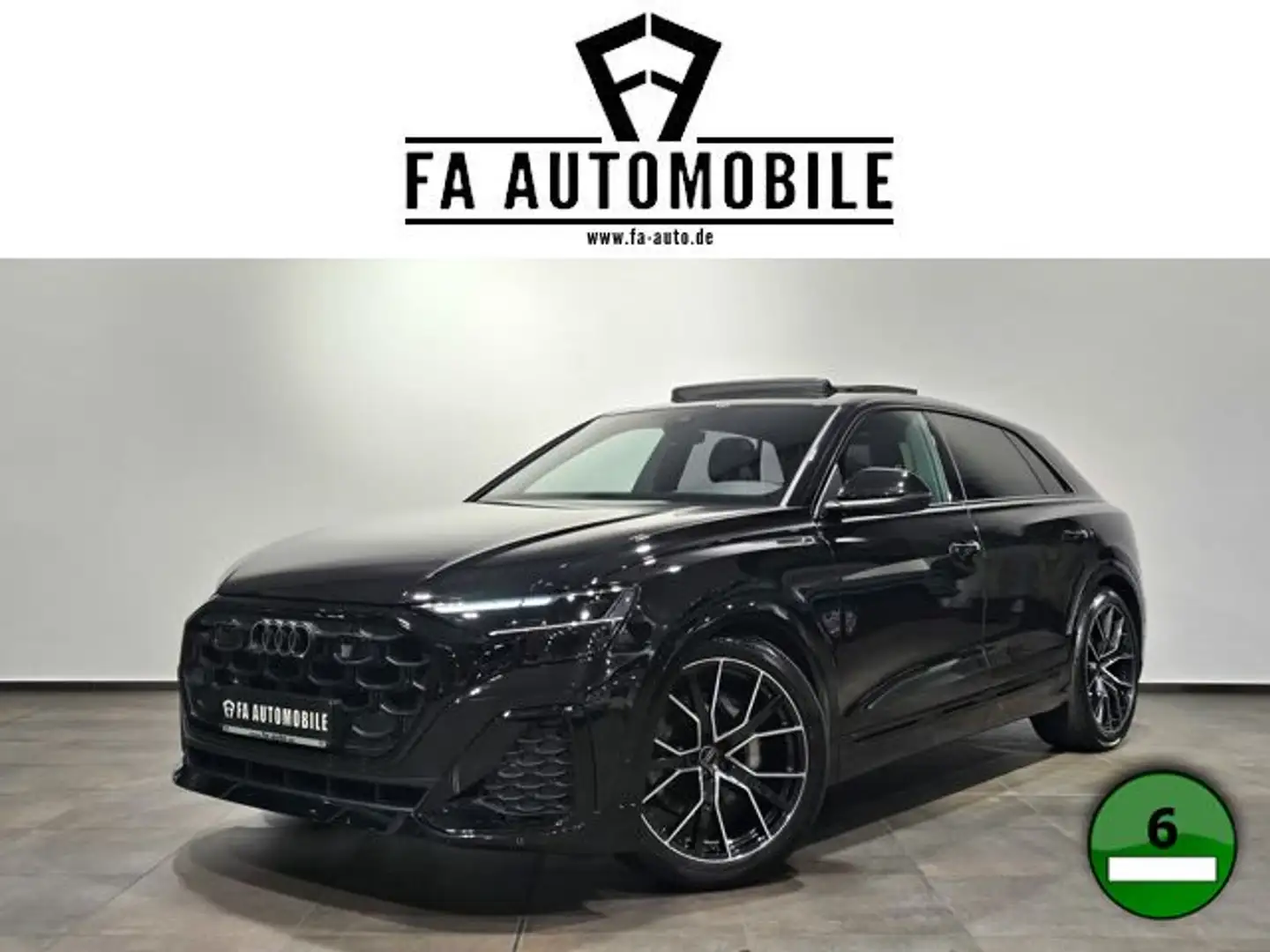 Audi Q8 50 TDI S Line Black ed Pano Luft.AHK 22 Zoll Noir - 1