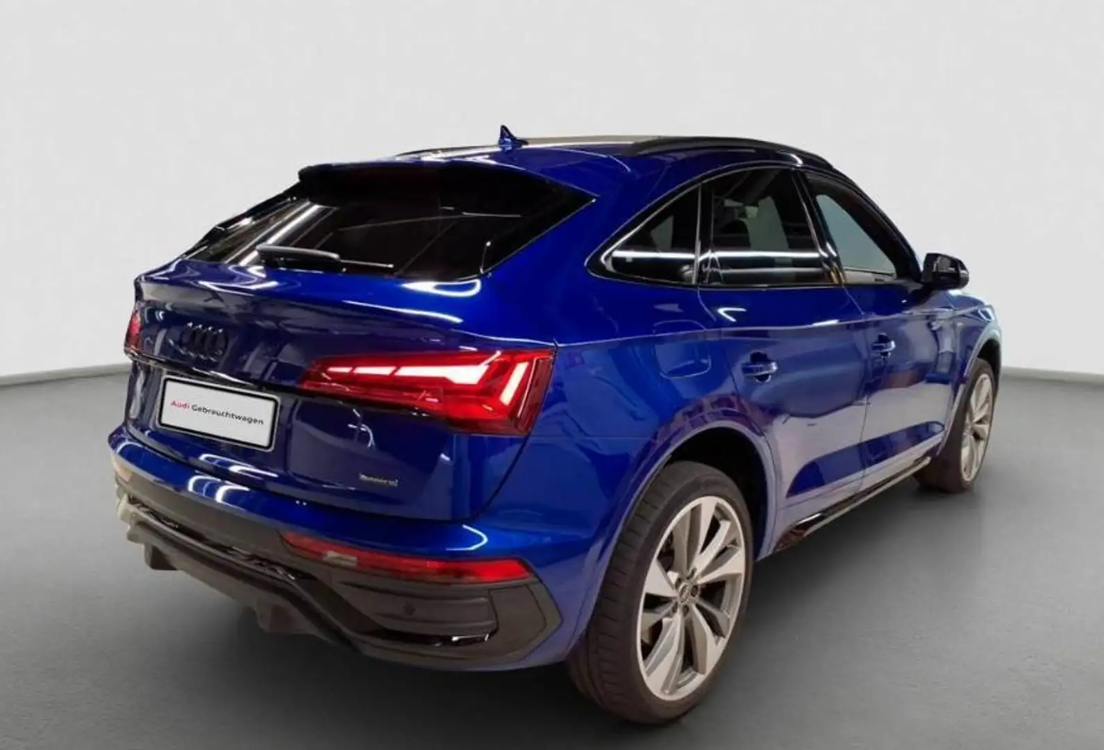 Audi Q5 SB 55TFSI e S line/Matrix/Navi+/adAir/AHK/Pano/HuD Blau - 2