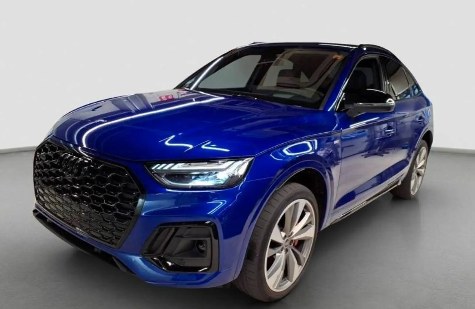 Audi Q5 SB 55TFSI e S line/Matrix/Navi+/adAir/AHK/Pano/HuD Blau - 1