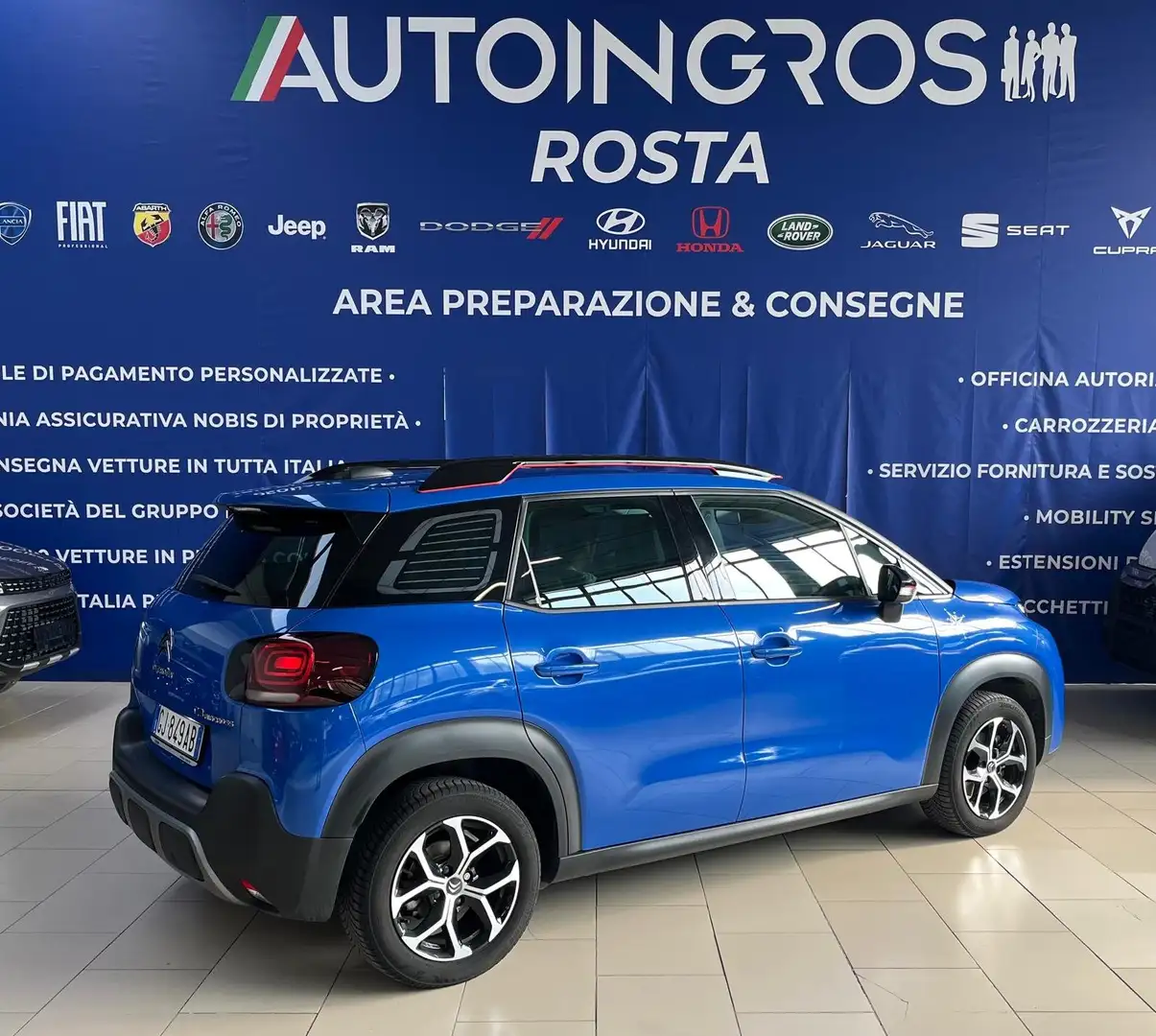 Citroen C3 Aircross C3 Aircross 1.2 puretech Shine s USATO GARANTITO Blu/Azzurro - 2