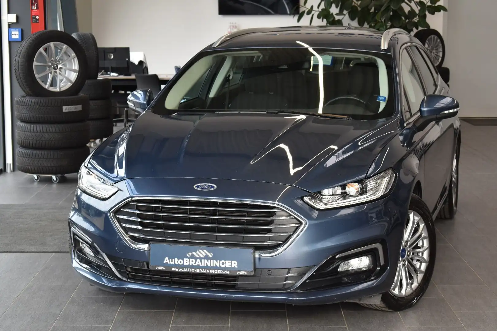 Ford Mondeo Turnier 2.0TDCi Titanium LED~AHK~DAB~RFK Blau - 1