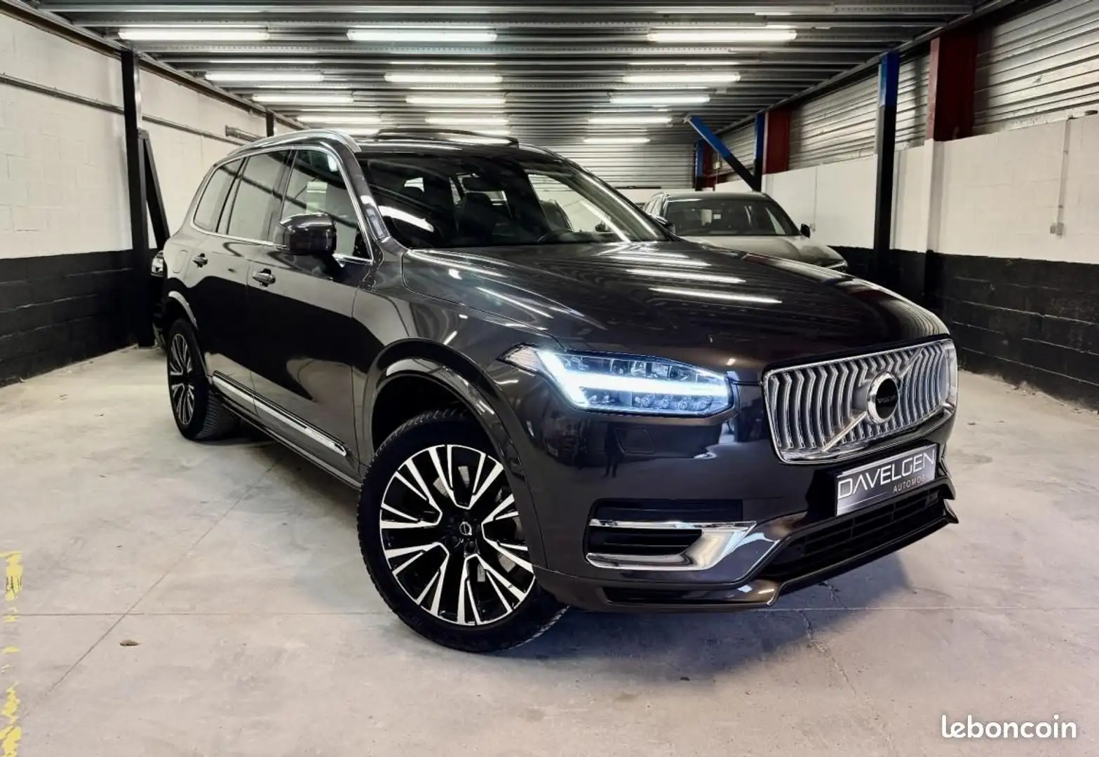 Volvo XC90 T8 Hybrid 310%2B145 ch 455ch Ultimate Style Chrome 7 places Geartronic 8 AWD Grau - 1