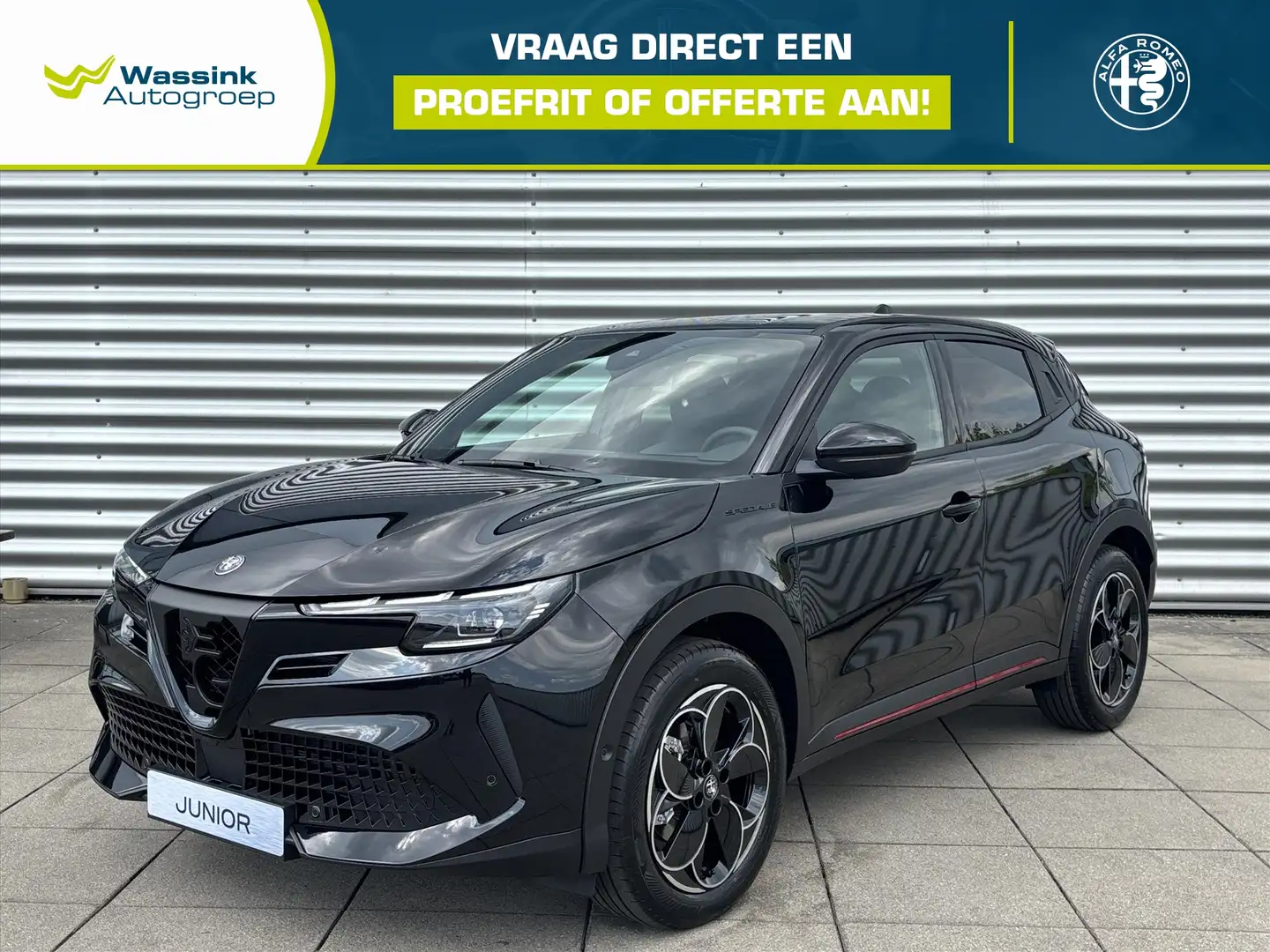 Alfa Romeo Junior 1.2 Turbo Hybrid 136pk eDCT6 Ibrida Speciale Uniek Noir - 1