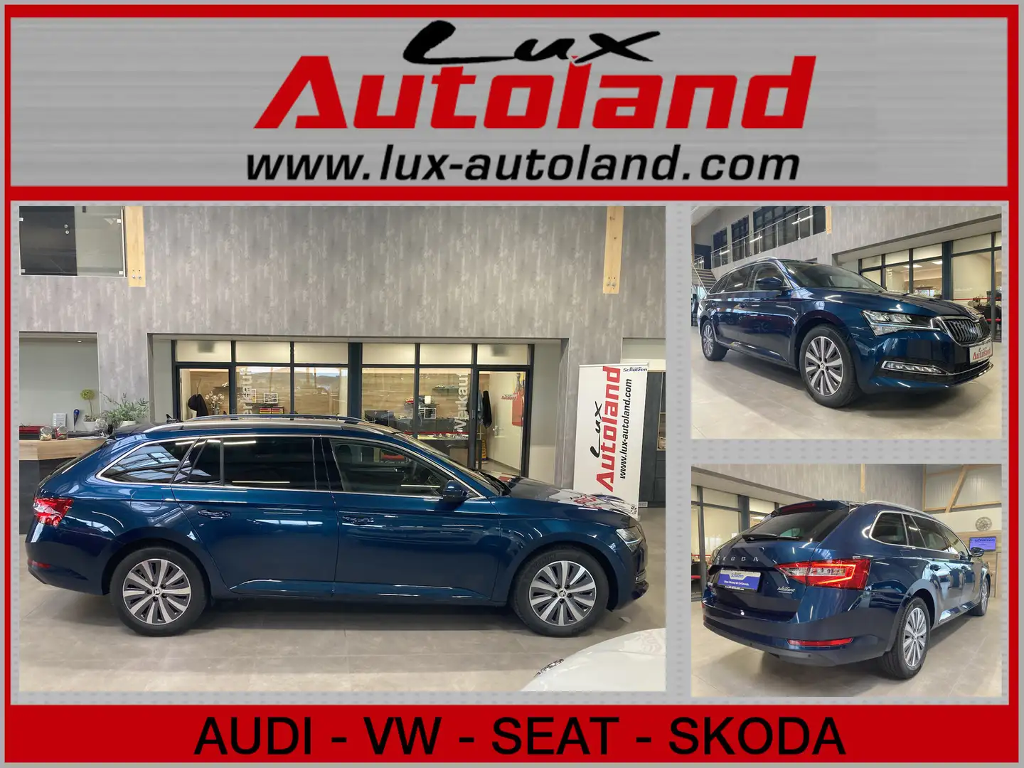Skoda Superb Combi Style TDI DSG LED Navi ACC Kamera Bleu - 1