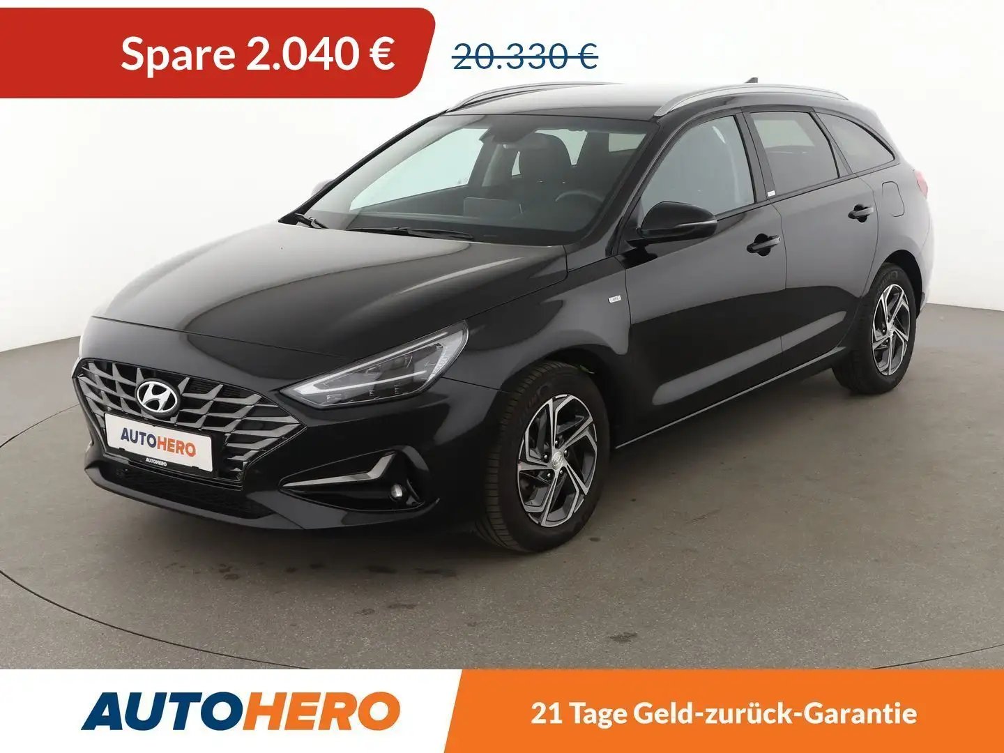 Hyundai i30 1.5 T-GDI Mild-Hybrid Intro Edition*NAVI*LED*TEMPO Noir - 1