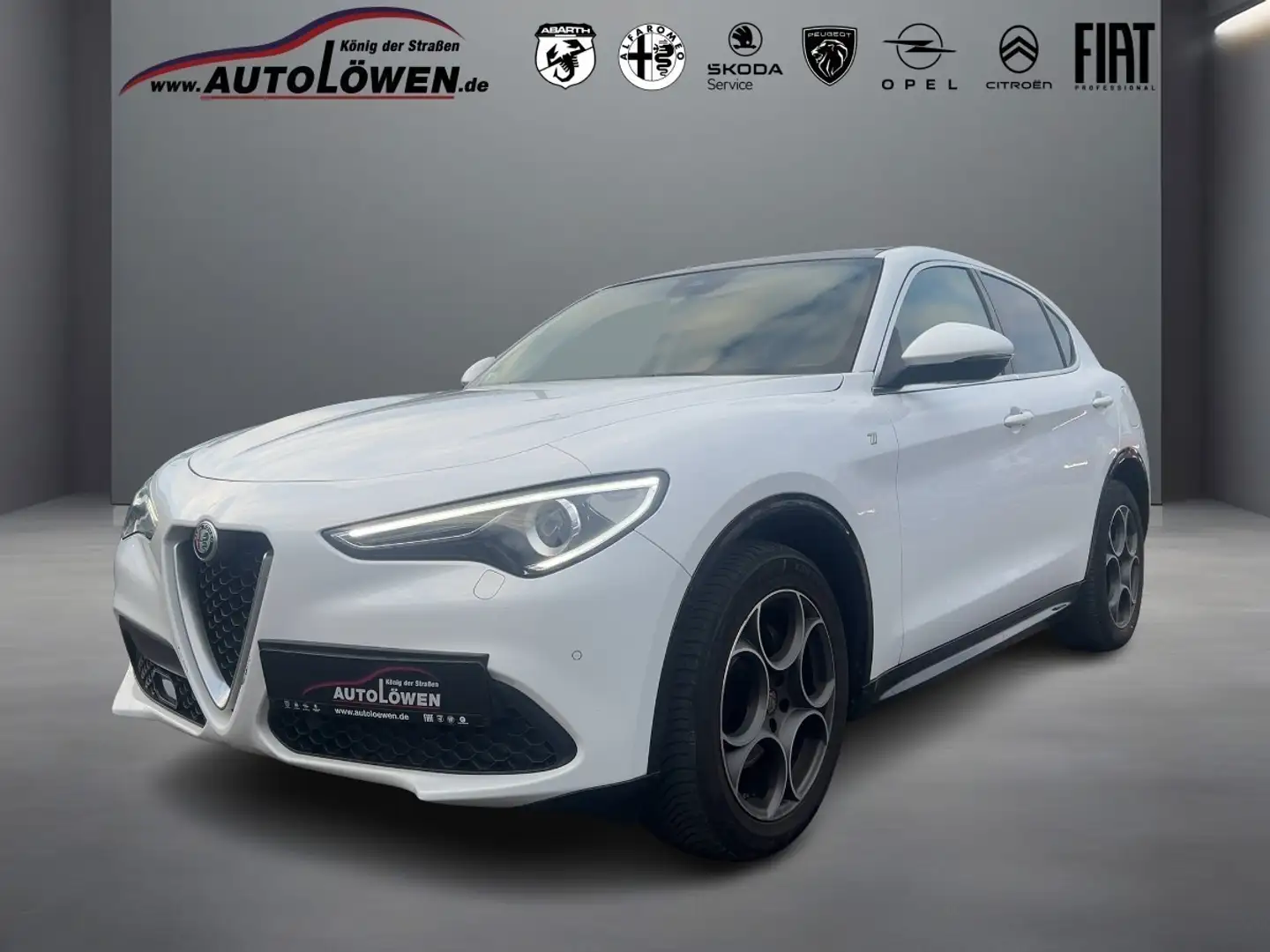 Alfa Romeo Stelvio 2.2 JTDM Lusso Ti Q4 Blanc - 1