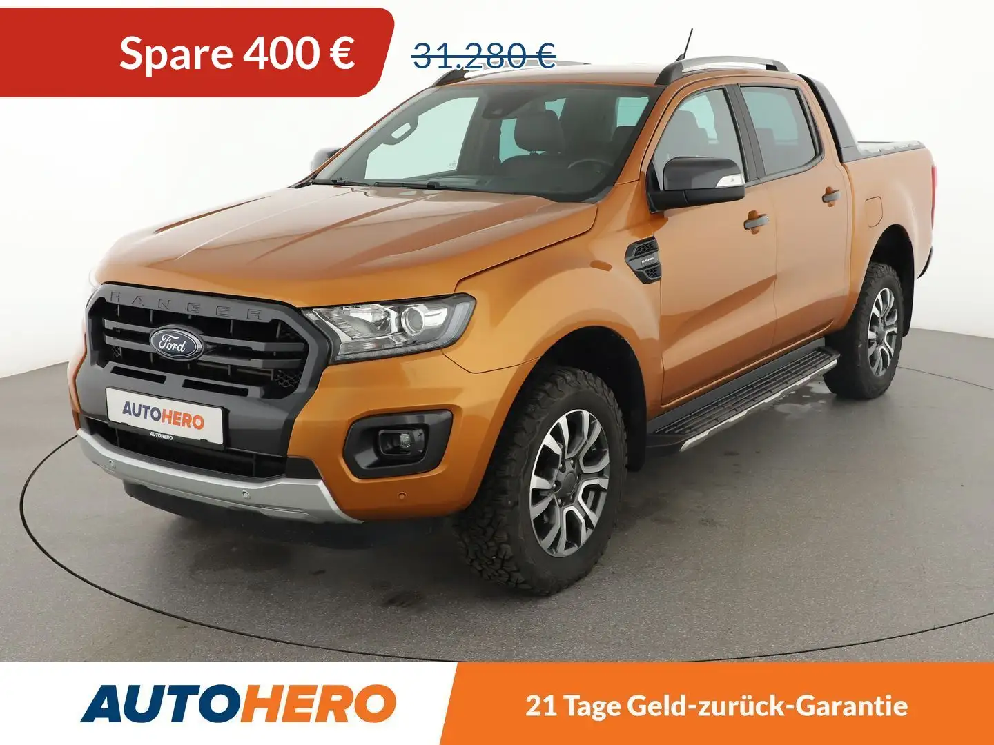 Ford Ranger 2.0 TDCi Doppelkabine 4x4 Wildtrak Aut.*XENON*NAVI Orange - 1