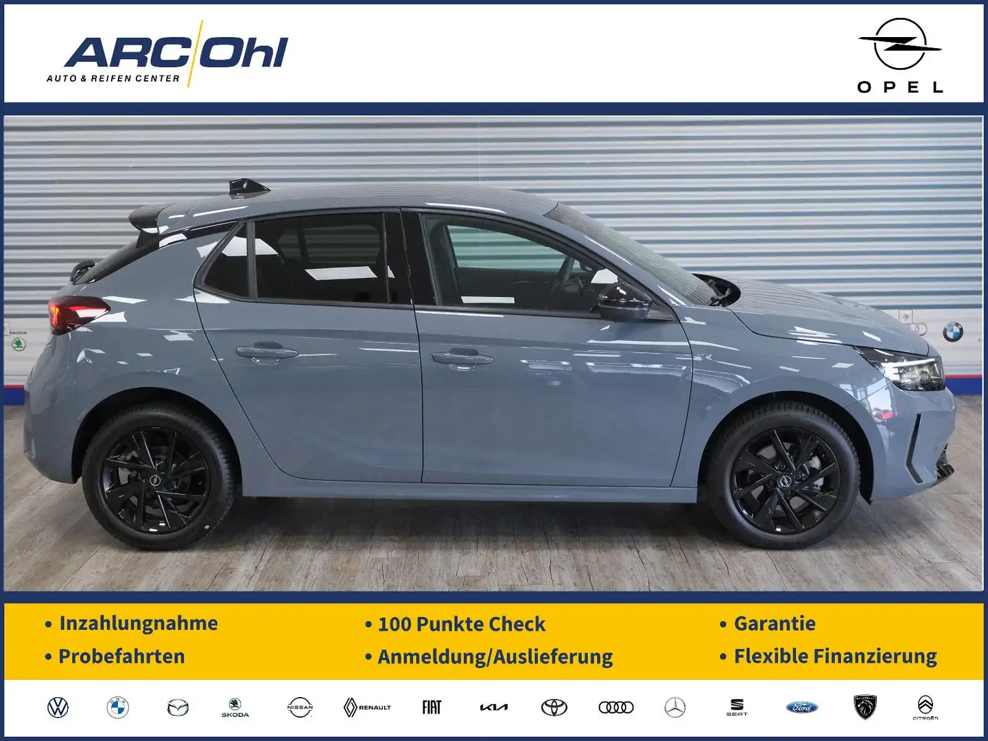 Opel Corsa F 1.2 GS *NAVI/LED/SHZ/PARK&GO/FACELIFT* Gris - 1