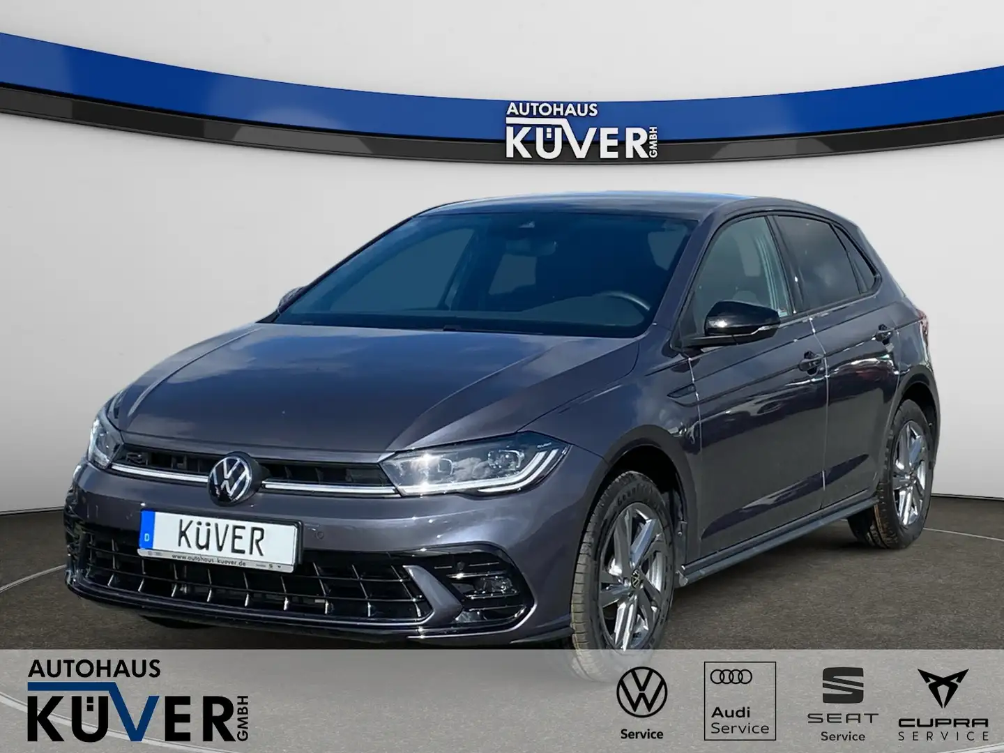 Volkswagen Polo R-Line 1,0 TSI DSG ACC+Matrix+Shzg.+IQ+16´´ Grau - 1