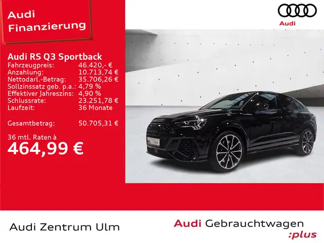 Audi RS Q3 280 KM/H ESSENTIALS-PAKET RS-AGA