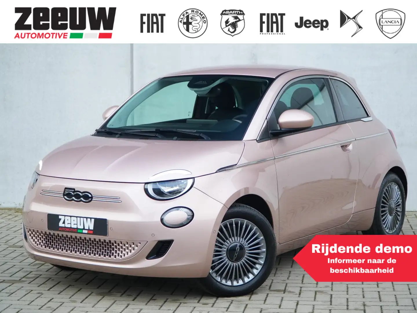 Fiat 500e 42 kWh | Carplay | Camera | Winter | PDC | 16" Goud - 1