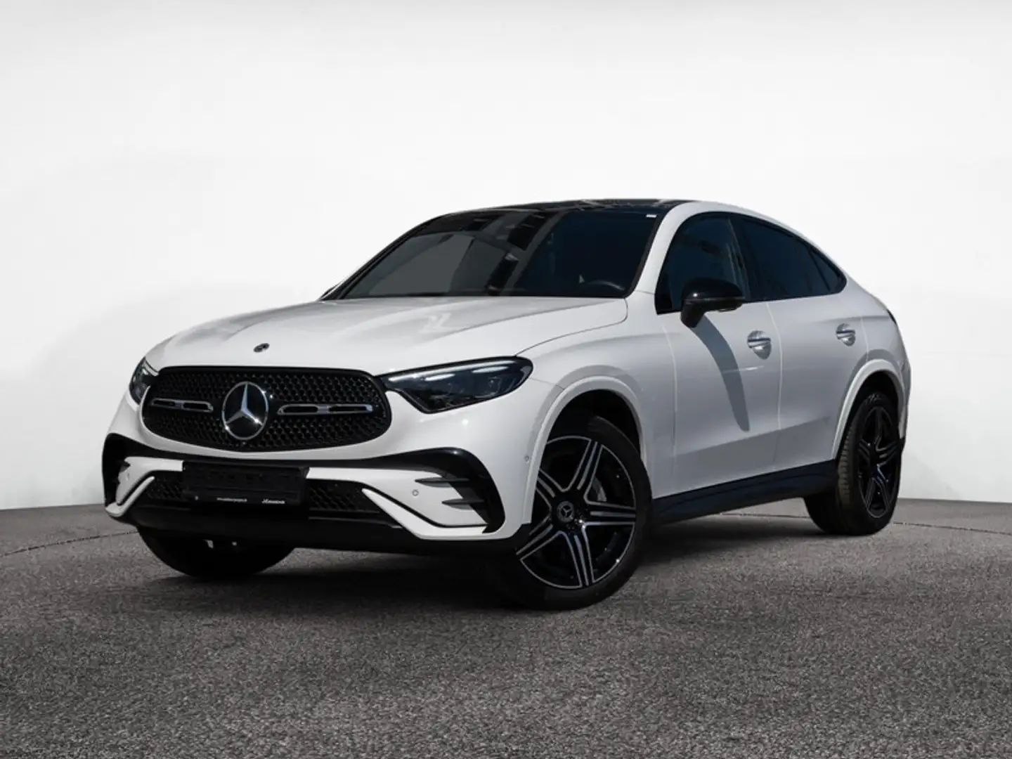 Mercedes-Benz GLC 220 d 4M Coupé AMG-Sport/360/Pano/AHK/Distr Weiß - 1