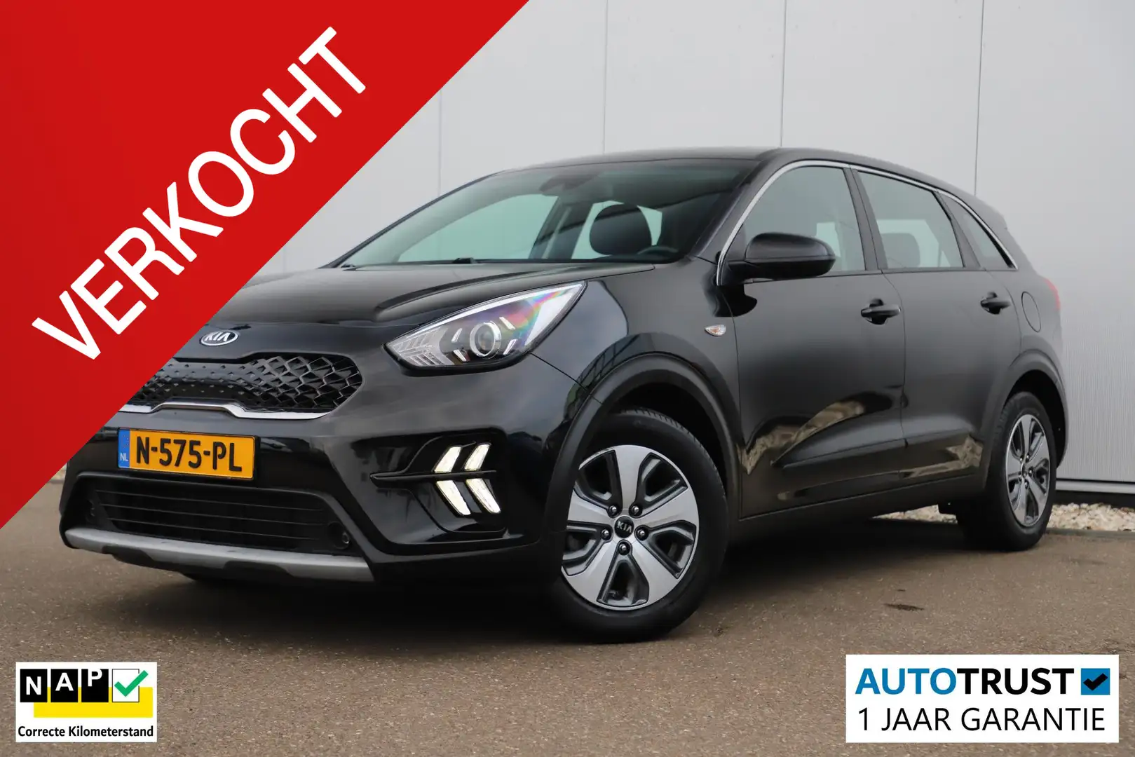 Kia Niro 1.6 GDi Hybrid ComfortLine Automaat Carplay Androi Noir - 1