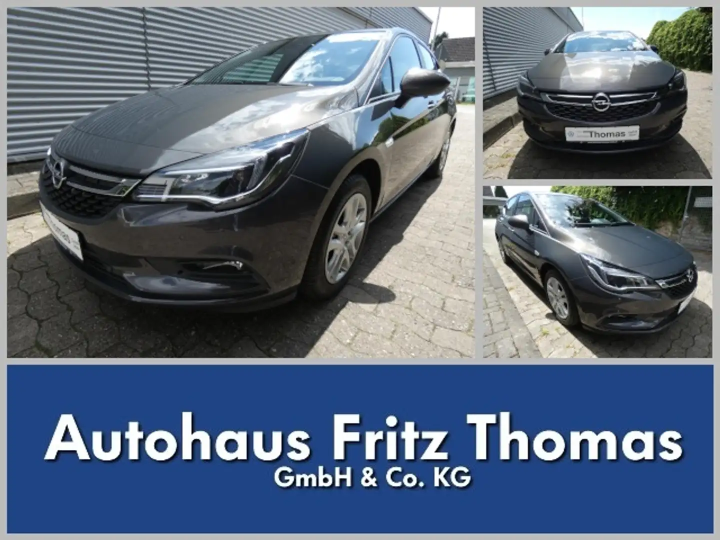 Opel Astra 1.4 Turbo Edition Start/Stop Klima Einparkhilfe Gris - 1