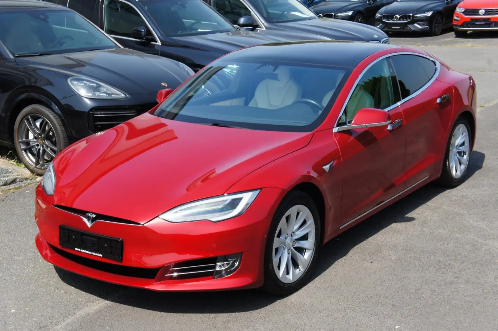 Tesla Model S Long Range AWD*100kWh*FULL-PILOT*CCS Rouge - 1