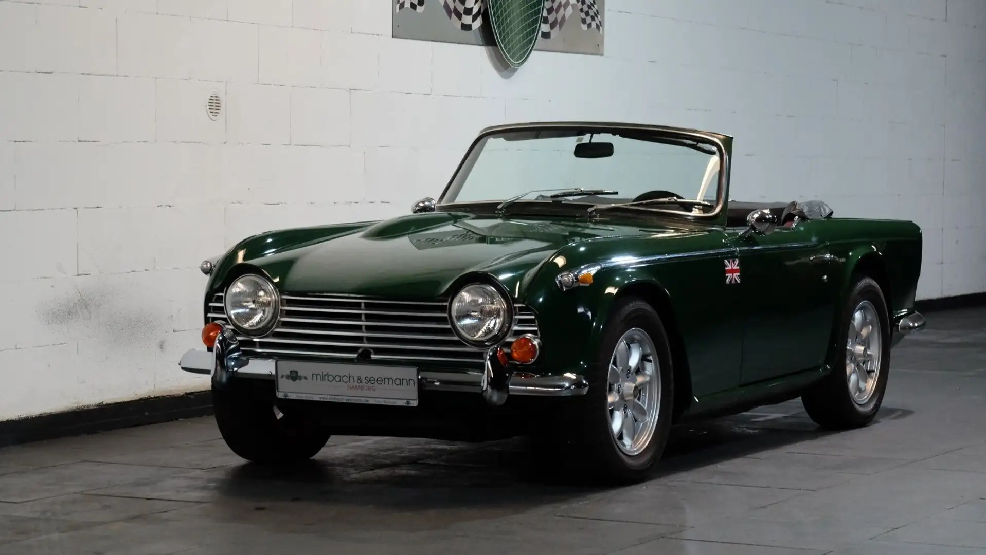 Triumph TR5 TR250  Roadster  mit 3 x Doppelweber Zelená - 1