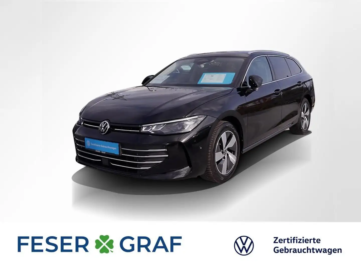 Volkswagen Passat 1.5 eTSI Business DSG ACC AHK Navi Sitzh. Schwarz - 1
