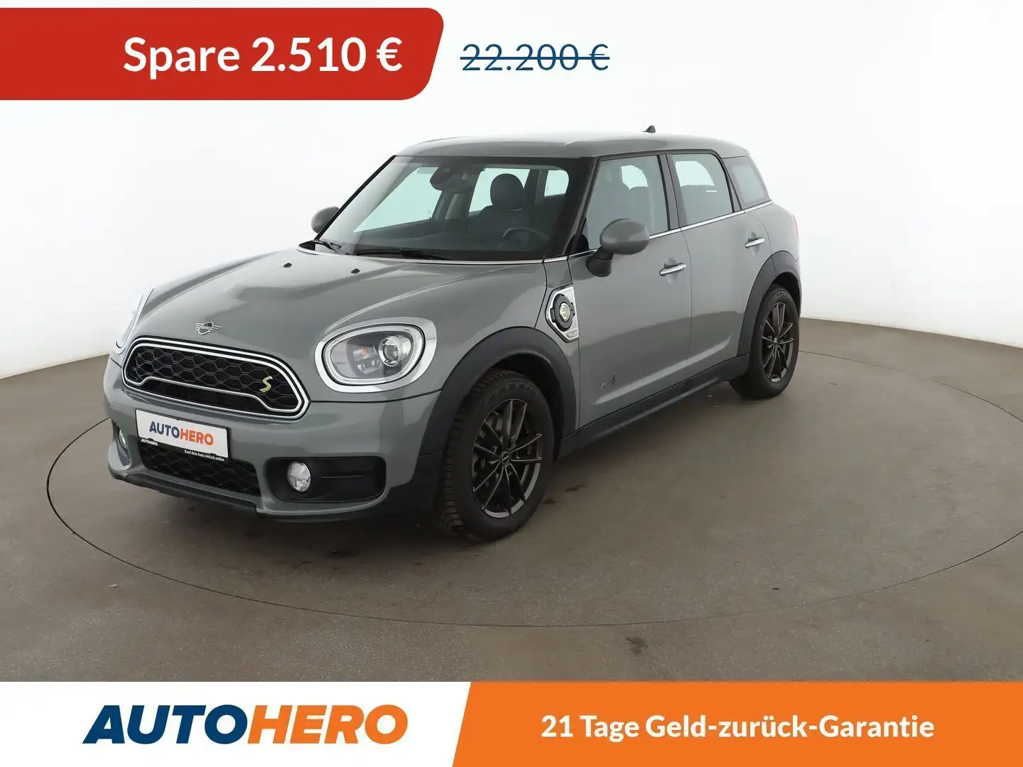 MINI Cooper SE Countryman Cooper S E Hybrid ALL4 Aut.*NAVI*PDC*TEMPO*SHZ* Сірий - 1