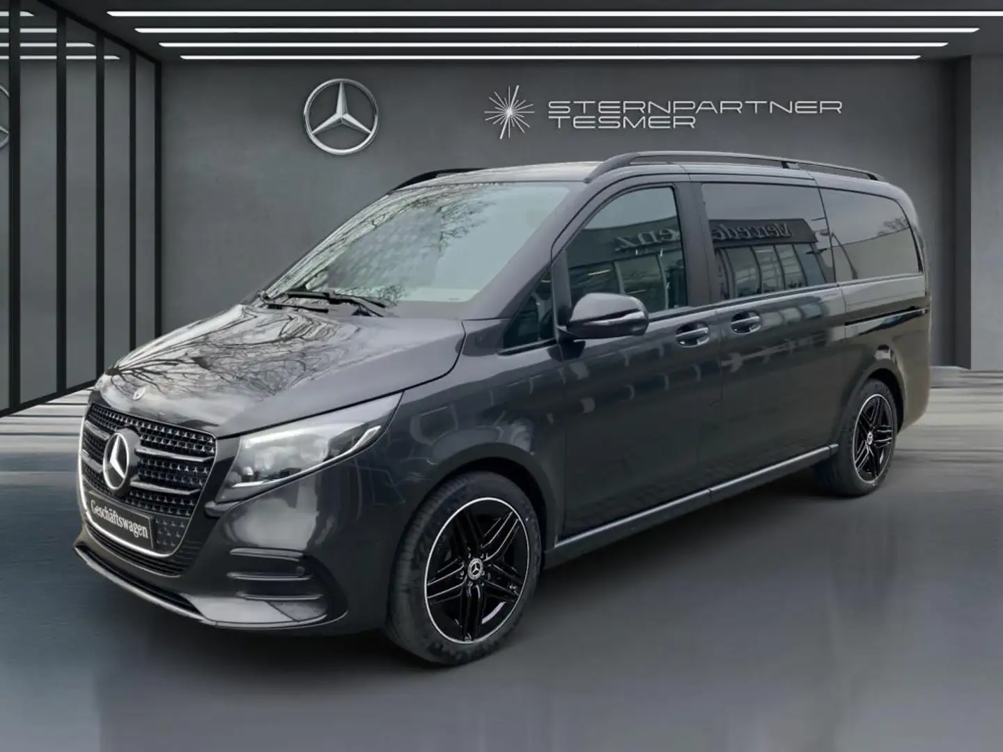 Mercedes-Benz V 300 d 4M EXCLUSIVE Lang AIRMATIC+Pano+AHK2,5t Grau - 1