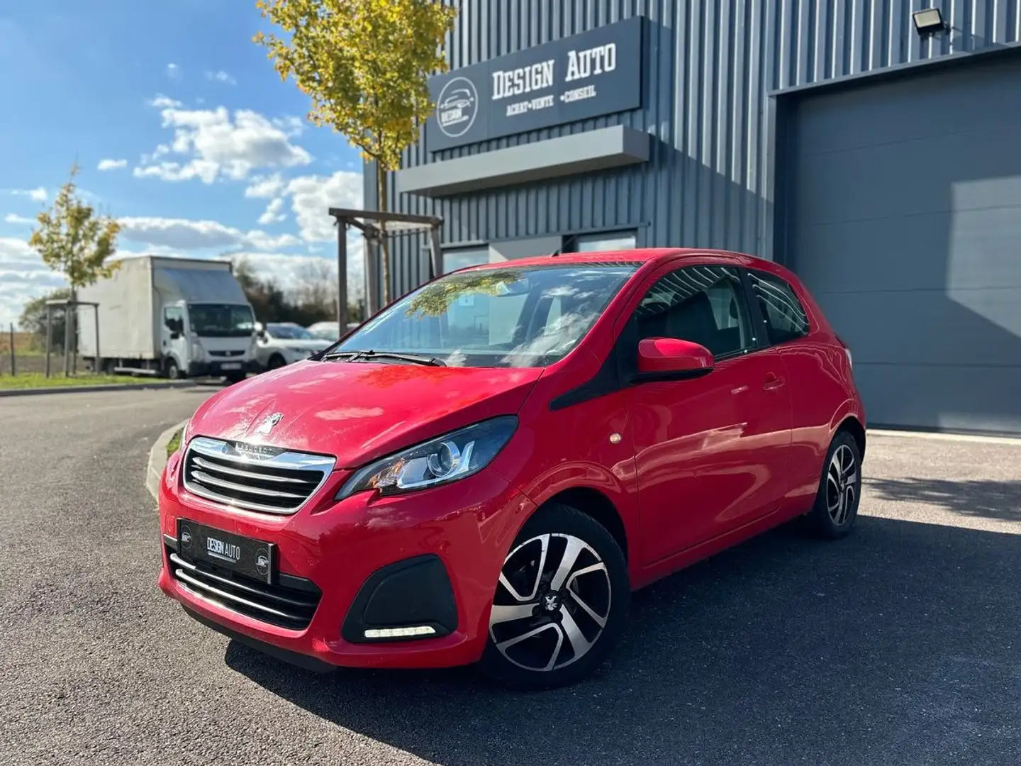 Peugeot 108 1.0 VTI 69 CH ACTIVE - VEHICULE FRANCAIS 90067 KMS Rouge - 1