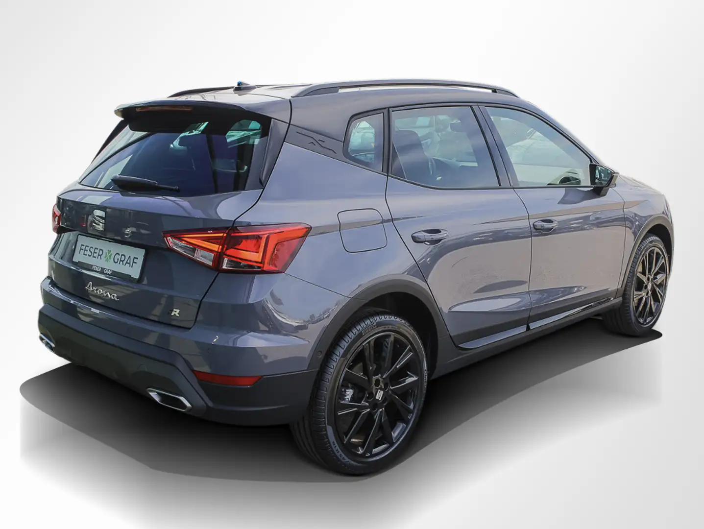 SEAT Arona 1.0 TSI FR Black Edition DSG Kessy RüKa Grau - 2