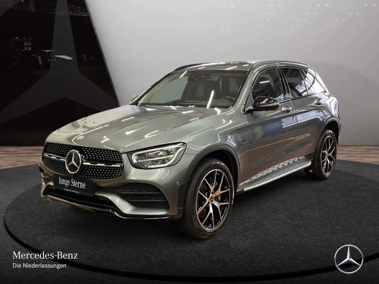 Mercedes-Benz GLC 300 de 4M AMG+NIGHT+360+AHK+LED+FAHRASS+HUD+9G Grau - 2