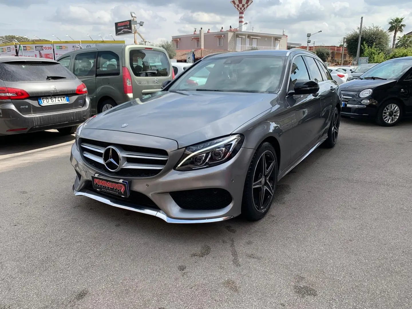 Mercedes-Benz C 220 C 220 d (bt) Premium auto Gris - 1