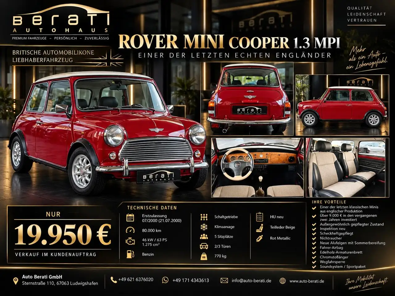 MINI Cooper 1.3 Multi point Injektion, foto 1