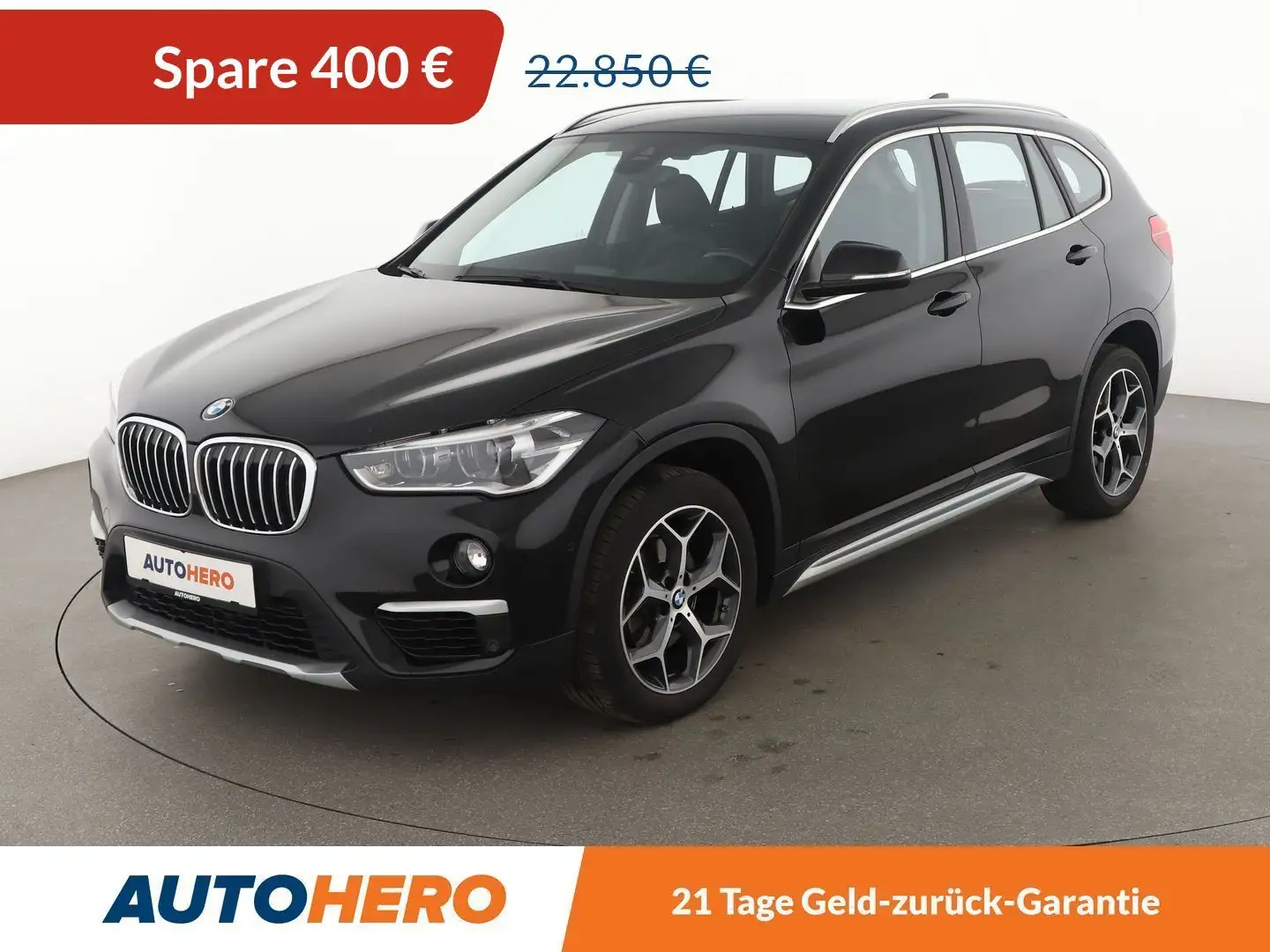 BMW X1 sDrive 18i xLine Aut.*NAVI*LED*TEMPO*PDC*SHZ* Schwarz - 1