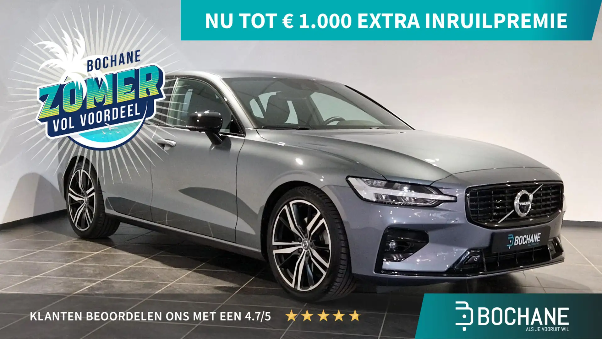 Volvo S60 2.0 B3 R-Design | 19 inch | 360 Camera | Stoelverw Gris - 1
