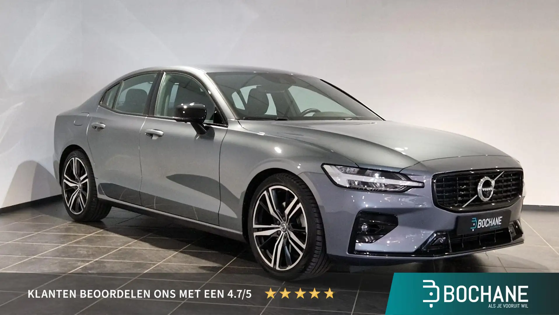 Volvo S60 2.0 B3 R-Design | 19 inch | 360 Camera | Stoelverw Šedá - 1
