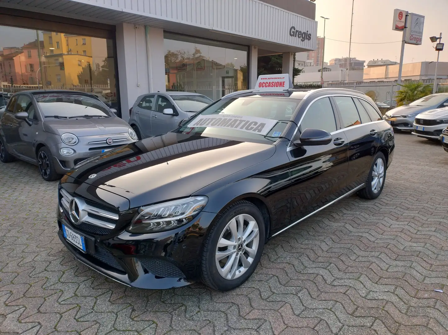 Mercedes-Benz C 180 SW Sport auto 9m - GARANZIA FINO 36 MESI Nero - 1
