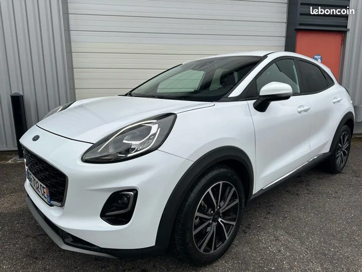 Ford Puma ii 1.0 flexifuel 125 s&s mhev titanium gps Blanc - 2