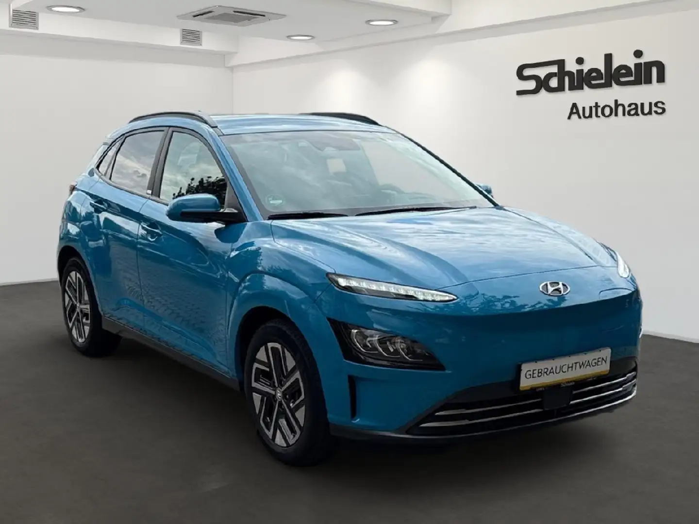 Hyundai KONA Elektro 64kWh 204PS Prime *TOPZUSTAND* Blauw - 2
