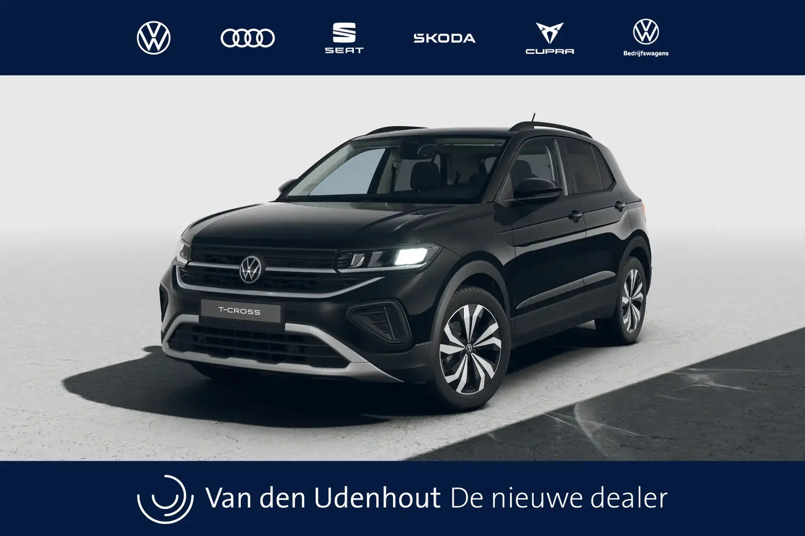 Volkswagen T-Cross 1.0 TSI 115 7DSG Life Edition Automaat | Parkeerse Zwart - 1